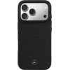 MERCEDES Case Leather Mesh With Bow Line Magsafe For Iphone 17 Pro Max Black - (MEHMP17X25PMERCK)