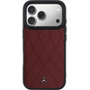 MERCEDES Case Leather With Crossed Lines Magsafe For Iphone 17 Pro Max Red - (MEHMP17X25PSECLR)