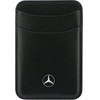 MERCEDES Magnetic Card Wallet Leather Black - (MECSMPUDCSK)