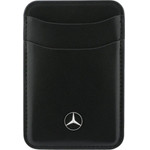 MERCEDES Magnetic Card Wallet Leather Black - (MECSMPUDCSK)
