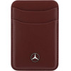 MERCEDES Portfel Magnetyczny Leather Czerwony - (MECSMPUDCSR)