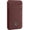 MERCEDES Portfel Magnetyczny Leather Czerwony - (MECSMPUDCSR)