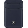MERCEDES Portfel Magnetyczny Leather Granatowy - (MECSMPUDCSV)