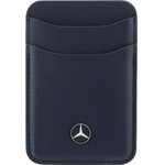 MERCEDES Portfel Magnetyczny Leather Granatowy - (MECSMPUDCSV)