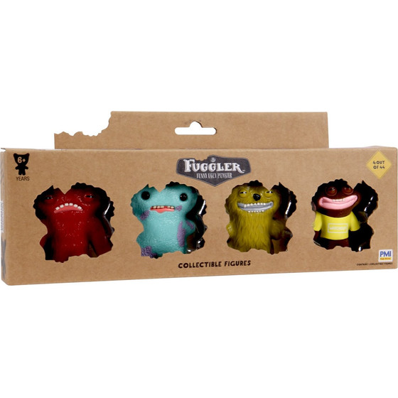 P.M.I. Kids World Fuggler S1 Collectible Figures - 4 Pack (ASSORTMENT) - (FG2030)