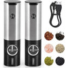 PROMIS Set Of Pepper And Salt Mills With Stand MP36X2 - (MP36DUO)