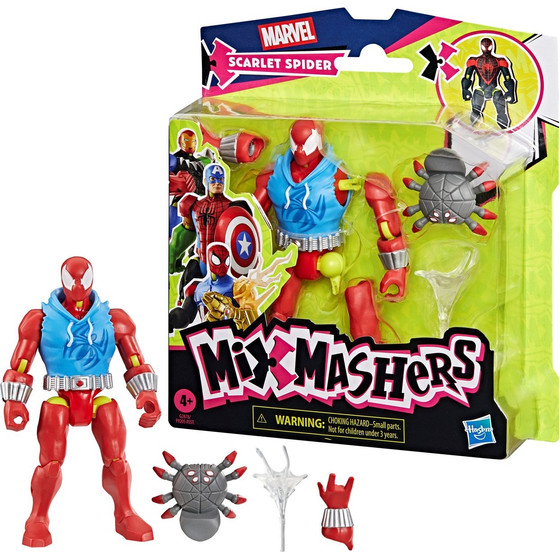 Hasbro Marvel Spider-Man: Mixmashers - Scarlet Spider Action Figure (G2878)