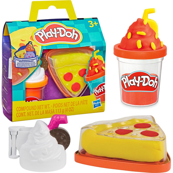 Hasbro: Play-Doh Pizza And Milkshake Playset (G3185)