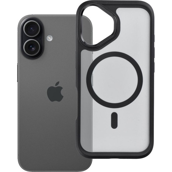 FORCELL Case For Iphone 17 F-Protect Smoke Hybrid Premium Compatible With Magsafe black
