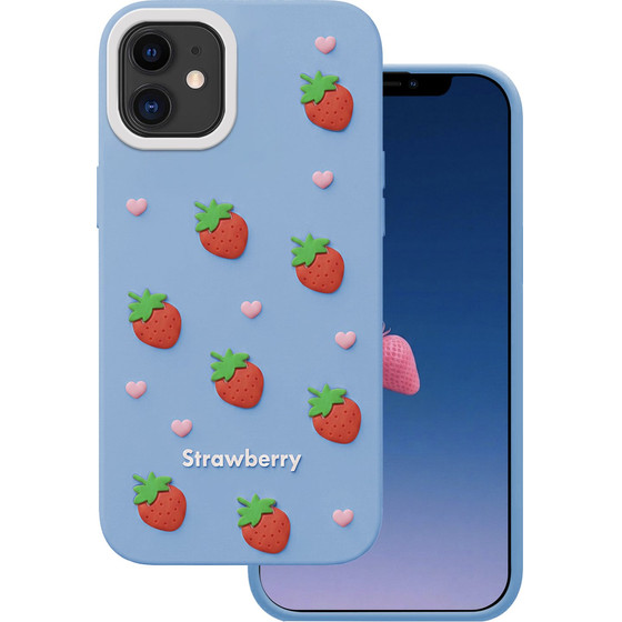TFO Strawberry Case For Iphone 11 blue