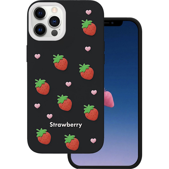 TFO Strawberry Case For Iphone 12 / 12 Pro 6,1'' black