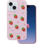 TFO Strawberry Case For Iphone 13 / 14 / 15 6,1'' pink