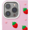 TFO Strawberry Case For Iphone 14 Pro / 15 Pro 6,1'' pink