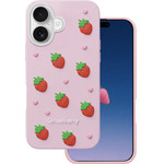 TFO Strawberry Case For Iphone 16 / 17 6,1'' pink