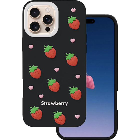 TFO Strawberry Case For Iphone 16 Pro 6,3'' black