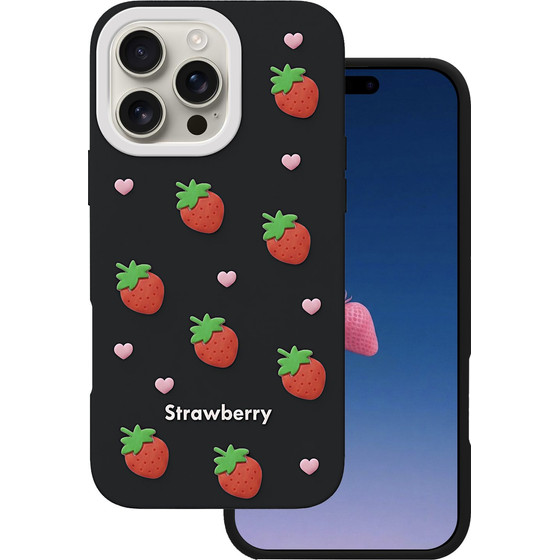 TFO Strawberry Case For Iphone 16 Pro Max 6,9'' black