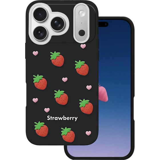 TFO Strawberry Case For Iphone 17 Pro Max 6,9'' black