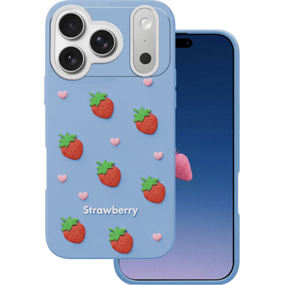 TFO Strawberry Case For Iphone 17 Pro Max 6,9'' blue
