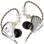 KZ Zar No Mic - in-Ear headphones, Silver - (ZSX)