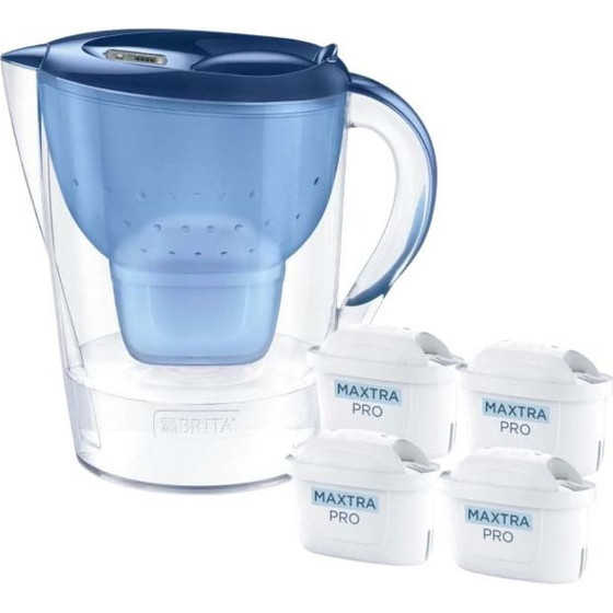 Brita Marella + 4 Maxtra Pro Pp Filter Jug - (1056047)