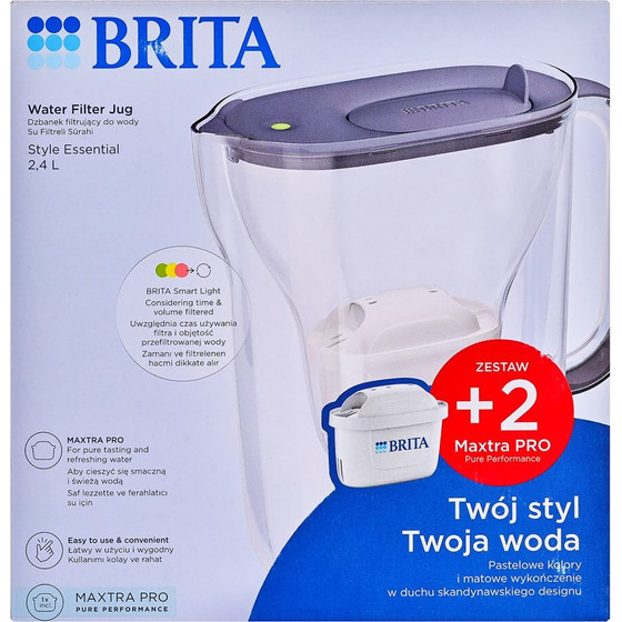 Brita Style Essential + 2 Maxtra Pro Pure Performance (graphite) - (1059834)