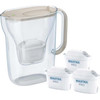 Brita Style Essential Filter Jug + 3 Maxtra Pro Pure Performance Filter Cartridges (sand-coloured) - (1059265)
