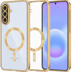 Techsuit - Luxury Crystal Magsafe - Samsung Galaxy A57 5G - Gold