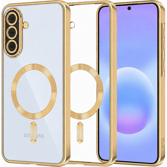 Techsuit - Luxury Crystal Magsafe - Samsung Galaxy A57 5G - Gold