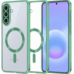Techsuit - Luxury Crystal Magsafe - Samsung Galaxy A57 5G - Light Green