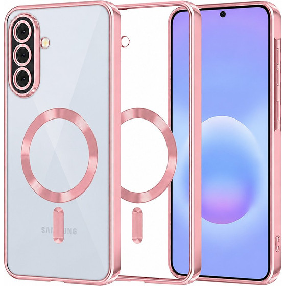 Techsuit - Luxury Crystal Magsafe - Samsung Galaxy A57 5G - Pink