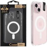 Idol 1991 ���� Iphone 15 6.1'' Super Magsafe Antishock Clear Air Back Cover Tpu Full Camera Protection �������