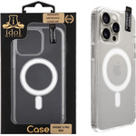 Idol 1991 ���� Iphone 15 Pro Max 6.7'' Super Magsafe Antishock Clear Air Back Cover Tpu Camera Guard �������