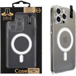 Idol 1991 ���� Iphone 15 Pro Max 6.7'' Super Magsafe Antishock Clear Air Back Cover Tpu Full Camera Protection �������