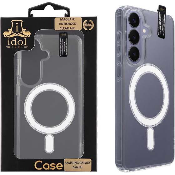 Idol 1991 ���� Samsung Galaxy S26 5G S942 6.3'' Super Magsafe Antishock Clear Air Back Cover Tpu Camera Guard �������