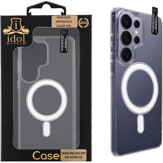 Idol 1991 ���� Samsung Galaxy S26 Ultra S948 5G 6.9'' Super Magsafe Antishock Clear Air Back Cover Tpu Camera Guard �������