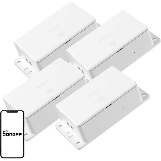 Sonoff Basic R5 Gen5 ��������� Wi-Fi Matter 10A, ��� 4 �������� - (BASIC-1GS 4Pack)