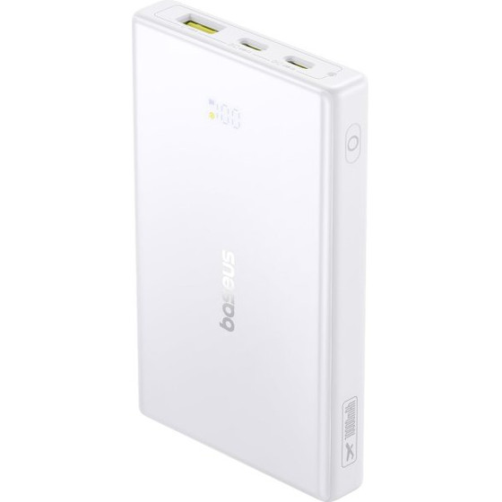 Baseus Powerbank PicoGo, 10000mAh, 20W, Qc + PD, White - (P10076801213-00)