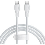 Baseus USB-C To USB-C Cable Pudding, 100W, 5A, 1.2m, White - (P10355702221-00)