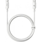 Baseus USB-C To USB-C Cable Silky, 100W, 5A, 1m, White - (P10377704213-00)