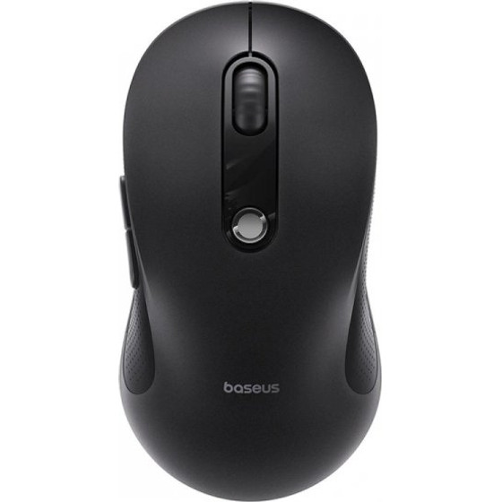 Baseus Wireless Mouse F02, 1600DPI, Bt / Wi-Fi, Black - (B0203203)