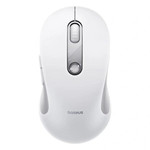 Baseus Wireless Mouse F02, 1600DPI, Bt / Wi-Fi, White - (B0203302)