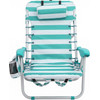 Songmics Beach Chair White/Green 68x63x75cm - (GCB62JW)
