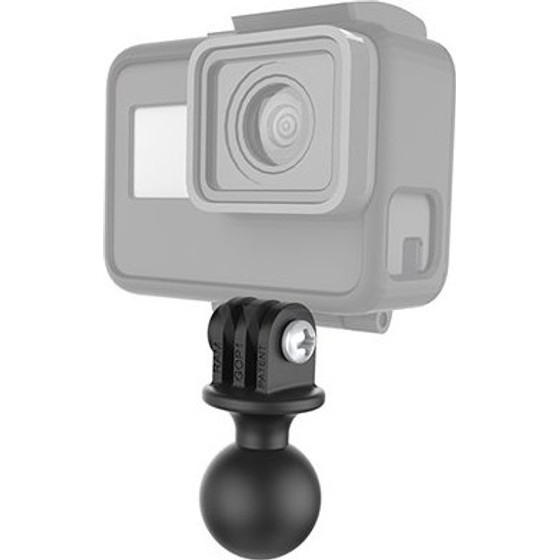 Ram Mounts Universal Adapter For Action camera, Black - (RAP-B-202U-GOP1)