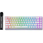 MCHOSE Gaming Mechanical Keyboard Ace 68 - 8K, Ice Blue Magnetic Switch [Linear] (English US), White - (MC-ACE68-15)