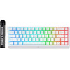 MCHOSE Gaming Mechanical Keyboard Ace 68 - 8K, Ice Rhino Magnetic Switch [Linear] (English US), White - (MC-ACE68-17)