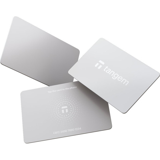 Tangem Wallet - 3-Card set, White Stealth - (TG-WSTEALTH)