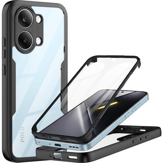 Techsuit - Colorverse 360 Series + Screen Protector - Xiaomi Poco X8 Pro Max - Black