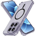 Techsuit - Shockproof Clear Silicone Magsafe - Xiaomi 17 - Smoke Black