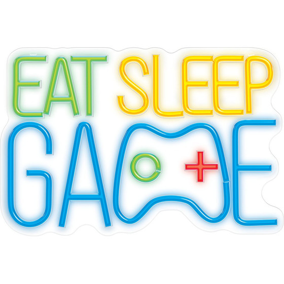 Forever Light Neon Plexi Led Eat Sleep Game Multicolor FPNE33