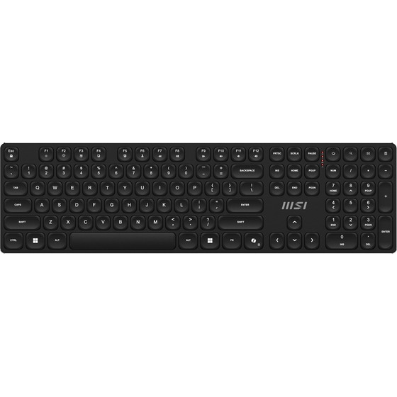 MSI Forge K210 Wireless Combo Keyboard Mouse Included Home/Office Usb Qwerty Us English Black - (S11-43US221-Y92)